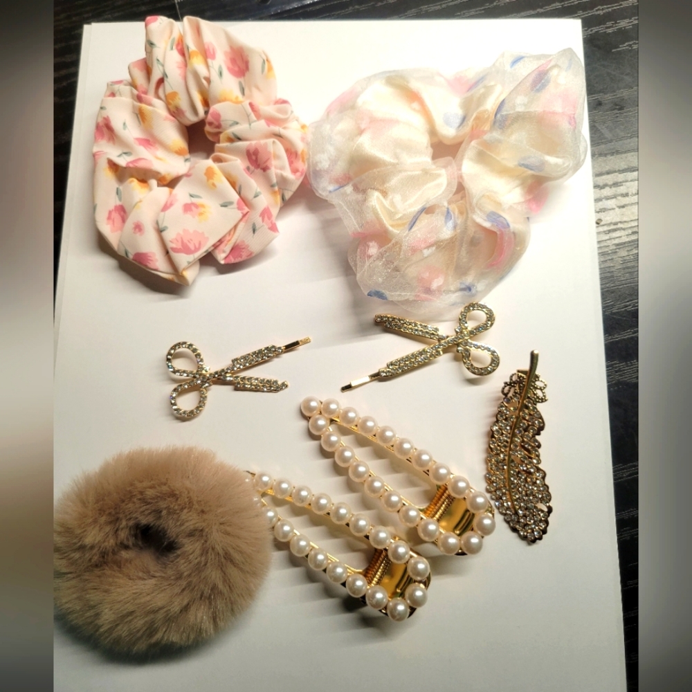 New assorted hair accessories.